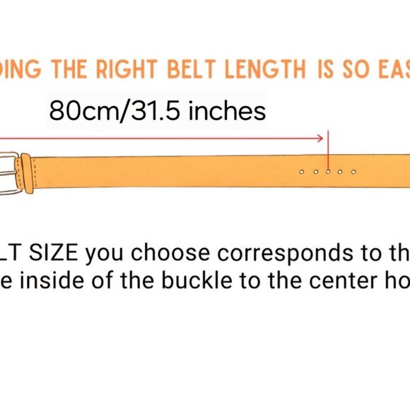 Suede leather belt - Picture 8 of 9